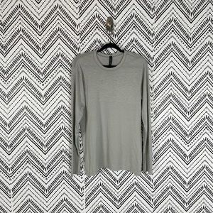Lululemon Gray Metal Vent Long Sleeve Top M